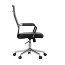 Black High Back Leather Swivel Office Chair