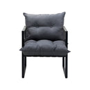 2 Pieces Grey PE Wicker Outdoor Patio Garden Sofa Set