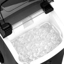 Black Nugget Portable Ice Maker with Ice Cube Scoop 15kg