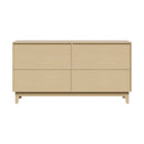 Natural Buffet Sideboard Storage Cabinet with 4 Doors Cupboard