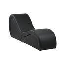 Black Tantra Sofa Love Seat Chaise Lounge Couples Yoga Bed