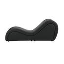 Black Tantra Sofa Love Seat Chaise Lounge Couples Yoga Bed