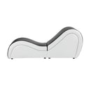 Black and White Tantra Sofa Love Seat Chaise Lounge Couples Yoga Bed