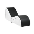 Black and White Tantra Sofa Love Seat Chaise Lounge Couples Yoga Bed