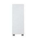 White Shoes Storage Cabinet with 2 Doors Shelf Organize