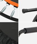 48 Inch Round Trampoline Fitness Rebounder with Handrail