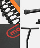 50 Inch Adjustable Trampoline Fitness Rebounder with Handrail