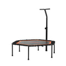 50 Inch Adjustable Trampoline Fitness Rebounder with Handrail