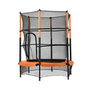 55 Inch Round Kids Trampoline with Safety Net Enclosure