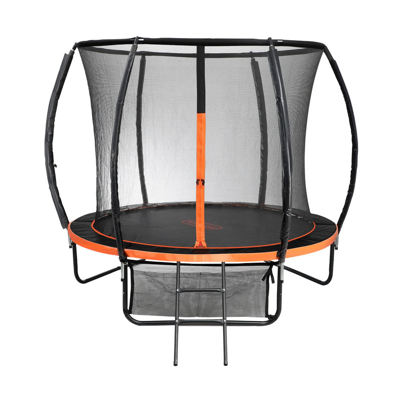 8FT Round Kids Trampoline with Safety Net Enclosure and Ladder
