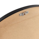 70cm Round Black Wall Mirror