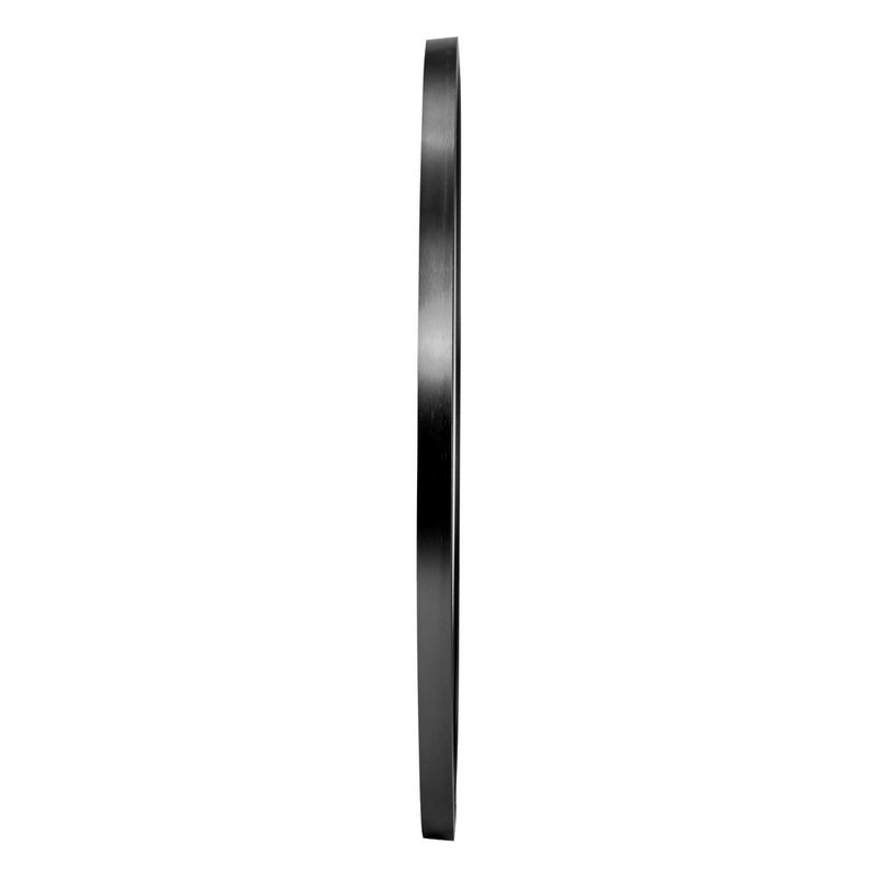 70cm Round Black Wall Mirror