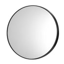 70cm Round Black Wall Mirror