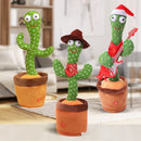Rechargeable Dancer Cactus Glowing Dancing Electronic Plush Toy