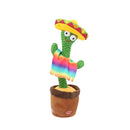 Rechargeable Dancer Cactus Glowing Dancing Electronic Plush Toy