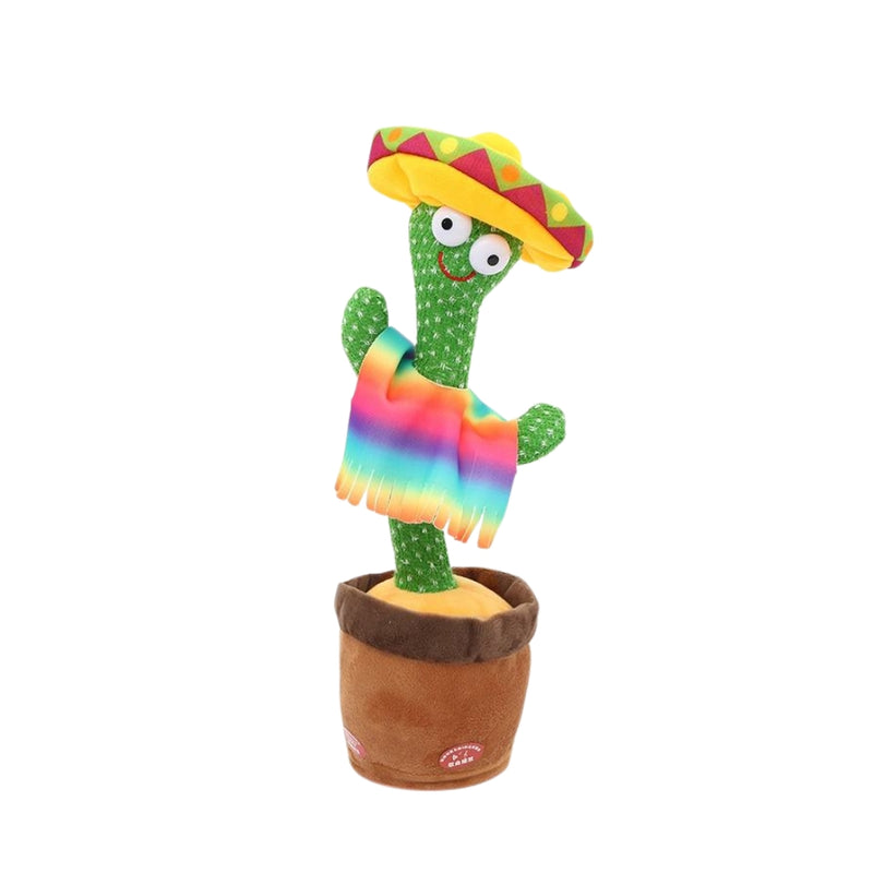 Rechargeable Dancer Cactus Glowing Dancing Electronic Plush Toy