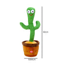 Rechargeable Dancer Cactus Glowing Dancing Electronic Plush Toy