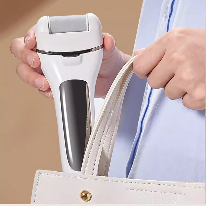 Rechargeable Electric Callus Remover with LED and Roller Heads