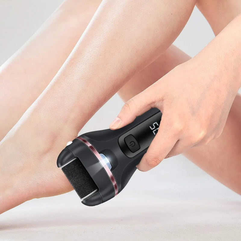 Rechargeable Electric Callus Remover with LED and Roller Heads