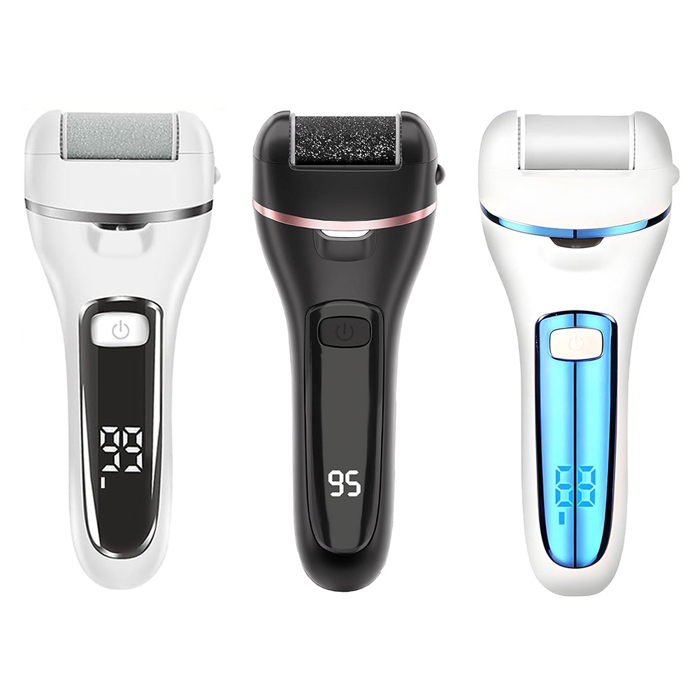 Rechargeable Electric Callus Remover with LED and Roller Heads
