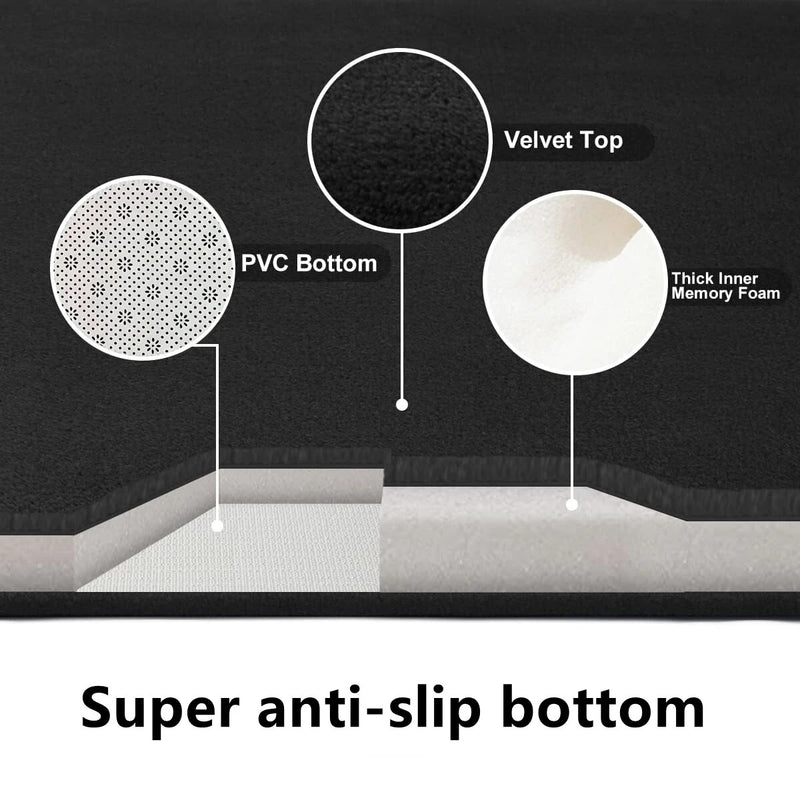 Anti-slip U-Shaped Bathroom Floor Mat