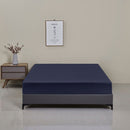 Soft Comfortable Breathable Solid Color Bedding Mattress Cover Fitted