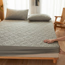 Waterproof Quilted Mattress Protector Breathable Mattress Cover