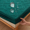 Waterproof Quilted Mattress Protector Breathable Mattress Cover