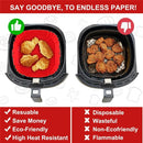 Reusable Airfryer Pan Silicone Air Fryers Oven Baking Tray
