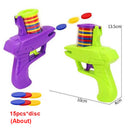 Outdoor Shooting Games Interactive Foam Disc Gun Toy