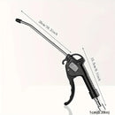 High Flow Air Blower Gun for Compressor with Angled Bent Nozzle