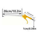 High Flow Air Blower Gun for Compressor with Angled Bent Nozzle