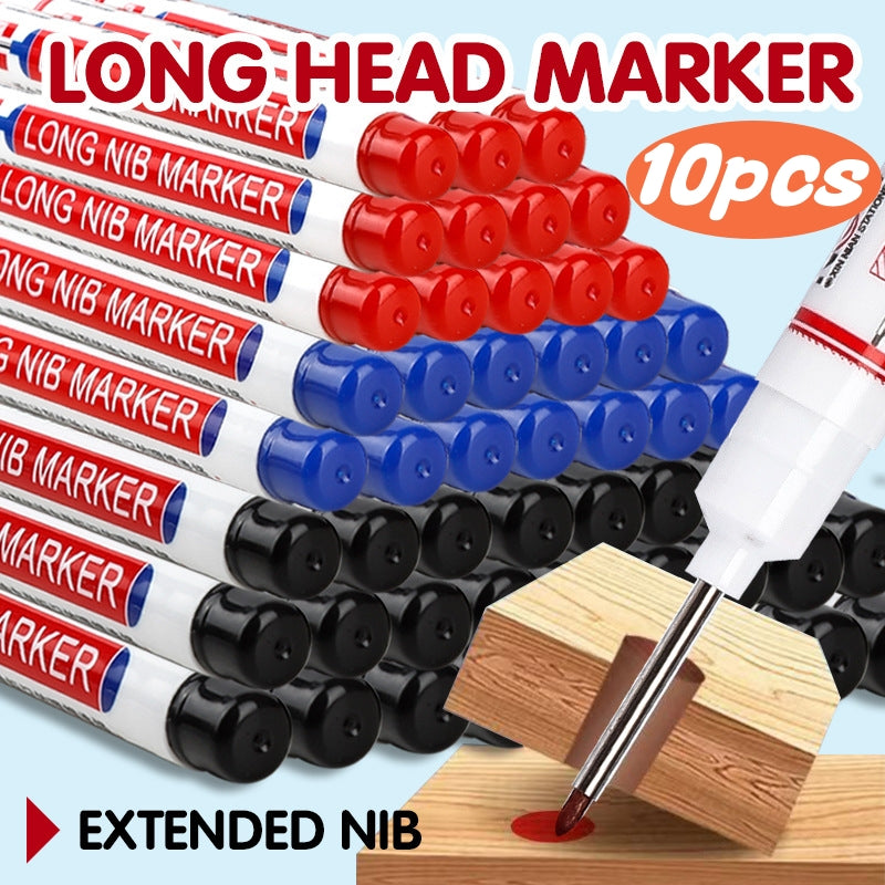 Deep Hole Long Nib Head Marker