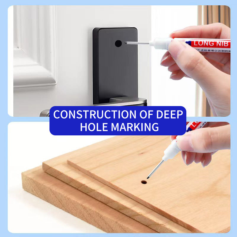 Deep Hole Long Nib Head Marker