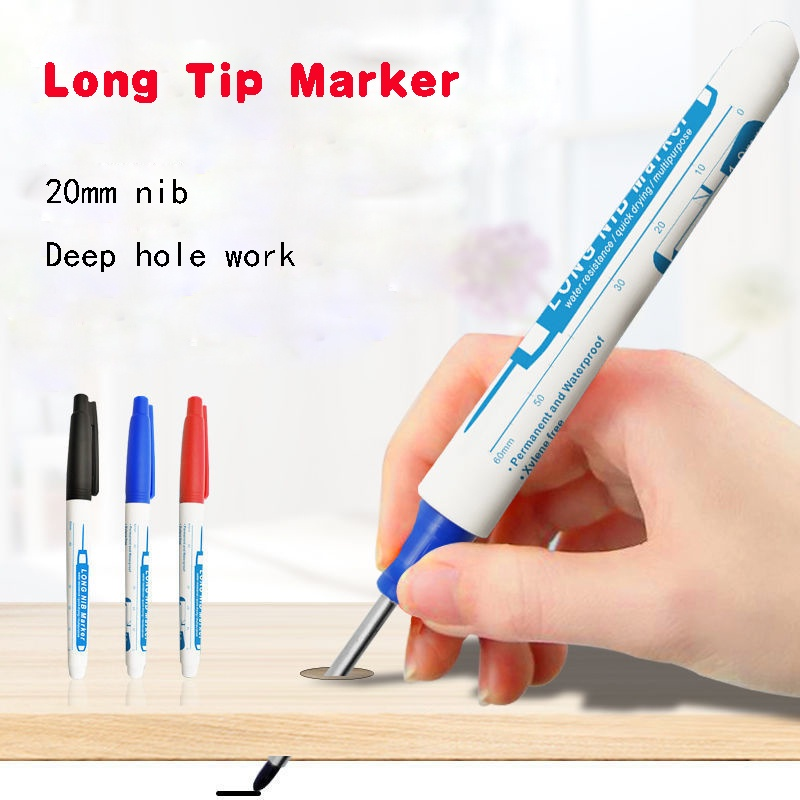 Deep Hole Long Nib Head Marker