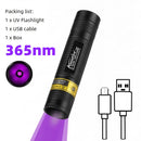 365nm Mini UV LED Blacklight Flashlight