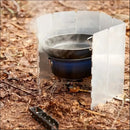10 Plates Aluminum Alloy Ultralight Foldable Stove Windscreen