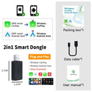 Wireless Carplay Adapter Android Auto Wireless Smart Dongle