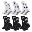 6 Pairs Unisex Football Grip Socks Towel Bottom Sport Socks