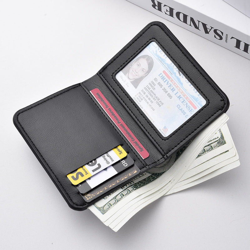 Ultra-thin Mini Soft PU Leather Credit Card Wallet