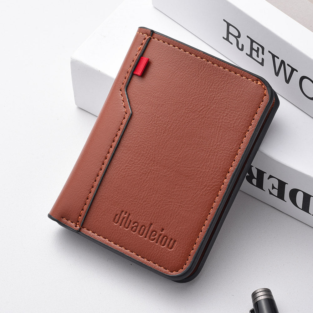 Ultra-thin Mini Soft PU Leather Credit Card Wallet