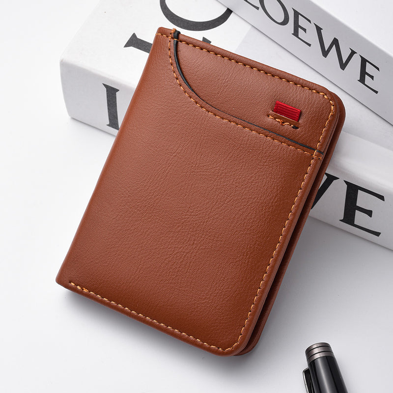 Ultra-thin Mini Soft PU Leather Credit Card Wallet