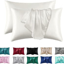 Cooling Hair and Skin-Friendly Sleep Silky Satin Pillowcases