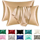 Cooling Hair and Skin-Friendly Sleep Silky Satin Pillowcases
