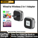Wireless CarPlay/Android Auto Adapter - Plug and Play