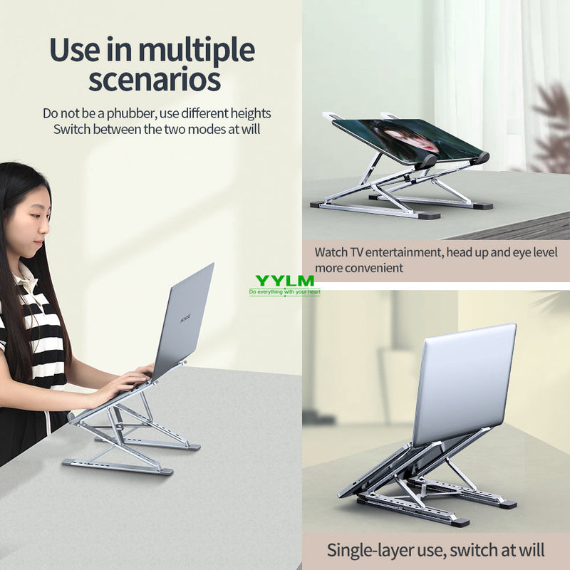 Portable Laptop Stand Adjustable Cooling Notebook Holder