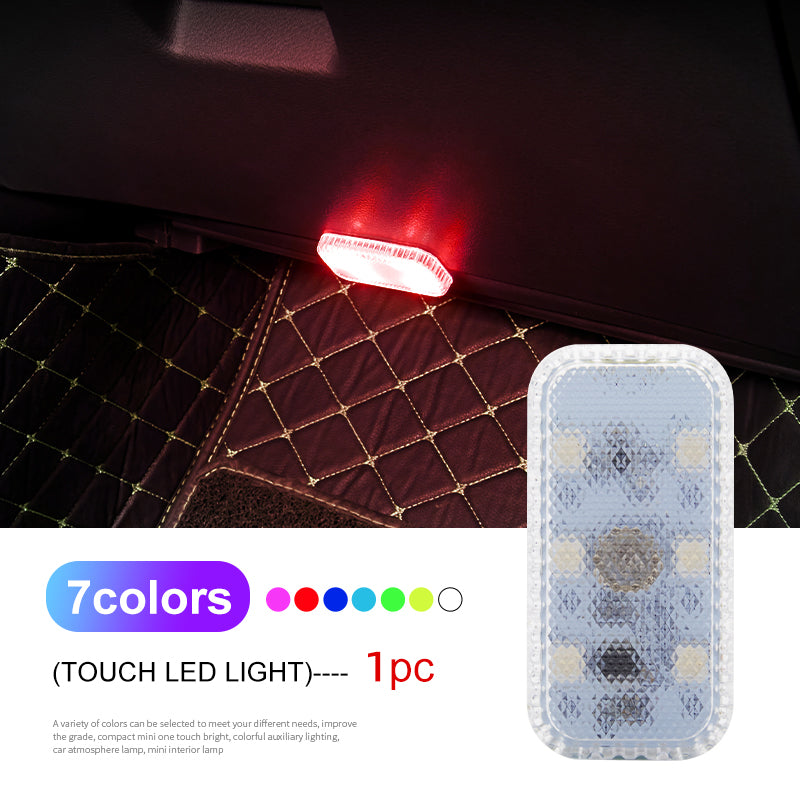 LED Touch Light Mini Wireless Car Interior Lighting