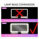 Car Interior Mirrors Sun Visor Plate LED HD Makeup Mirror