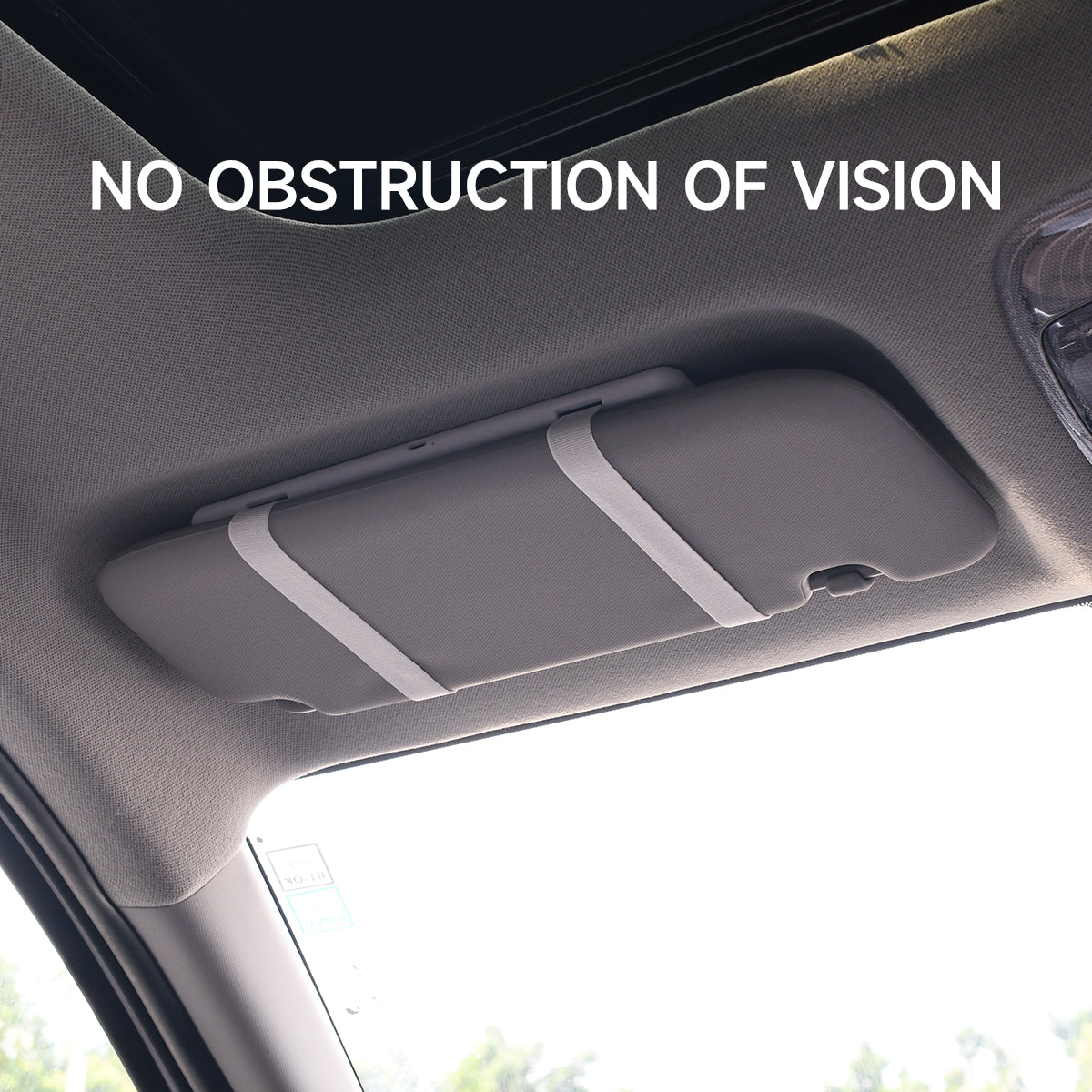 Car Interior Mirrors Sun Visor Plate LED HD Makeup Mirror