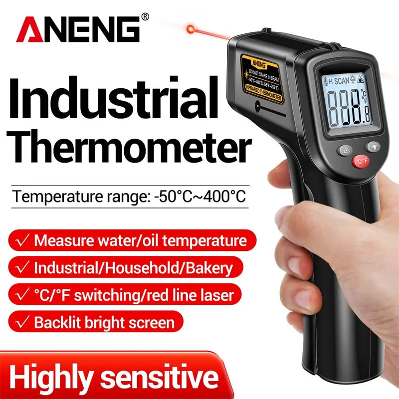 Highly Sensitive Non-contact Temperature Measuring Gun Hygrometer